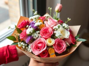 Как превратить подарок в маленькое чудо: искусство доставки букета цветов с конфетами